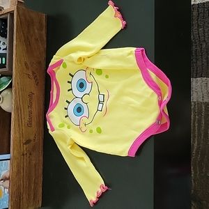 Baby Girl's SpongeBob Onsie